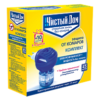 Комплект от комаров фумигатор+ликвид 45 ночей Комплект от комаров фумигатор+ликвид 45 ночей