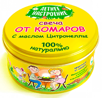 Свеча от комаров "Летнее настроение" Свеча от комаров "Летнее настроение"