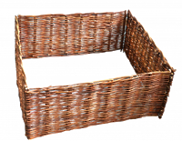 Ограждение из ротанга для клумб Квадрат Ограждение из ротанга для клумб Квадрат