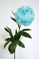 Пион одиночный голубой 75см Пион одиночный голубой 75см