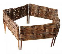 Ограждение из ротанга плетеное 5 секций Ограждение из ротанга плетеное 5 секций